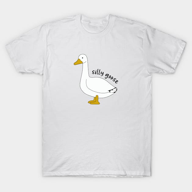 silly goose funny T-Shirt by Linda Lisa